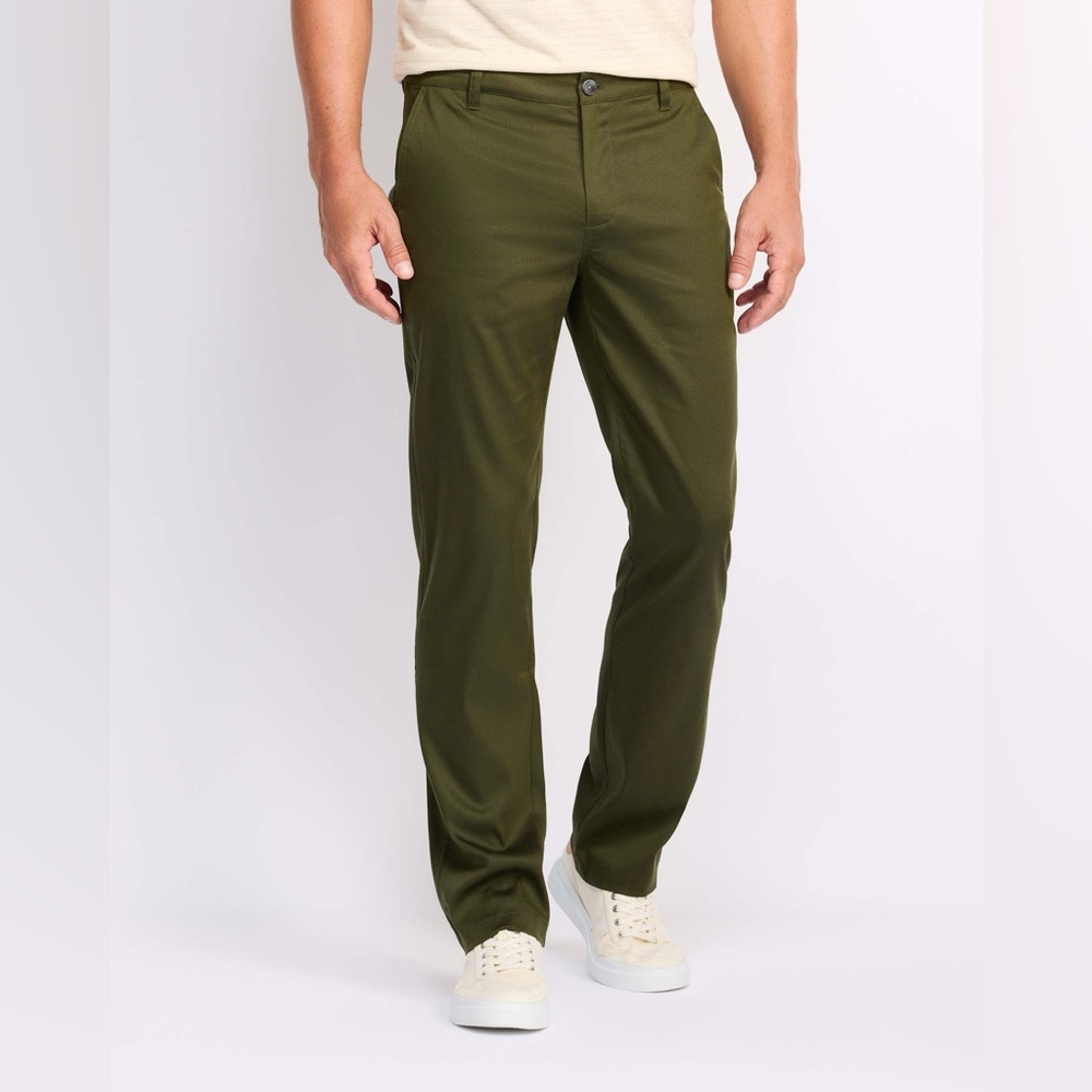 Men's Olive Green Hawker Rye Straight Pants 38x29